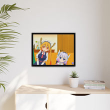 Load image into Gallery viewer, Miss Kobayashi&#39;s Dragon Maid Kanna Kamui, Kobayashi San Chi No Maid Dragon, Tohru Canvas Framed Art Print
