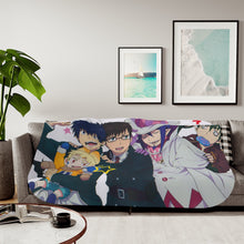Load image into Gallery viewer, Blue Exorcist Sherpa Blanket
