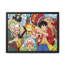 Load image into Gallery viewer, Luffy&#39;s crew Canvas Framed Art Print
