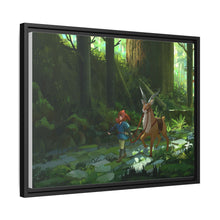 Load image into Gallery viewer, Anime Princess Mononoke Canvas Framed Art Print
