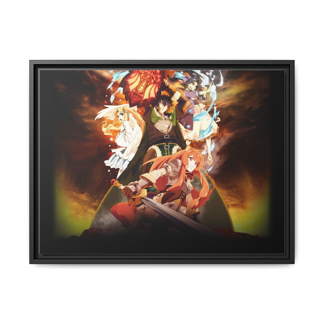 Tate no Yuusha no Nariagari WebSite Background Canvas Framed Art Print