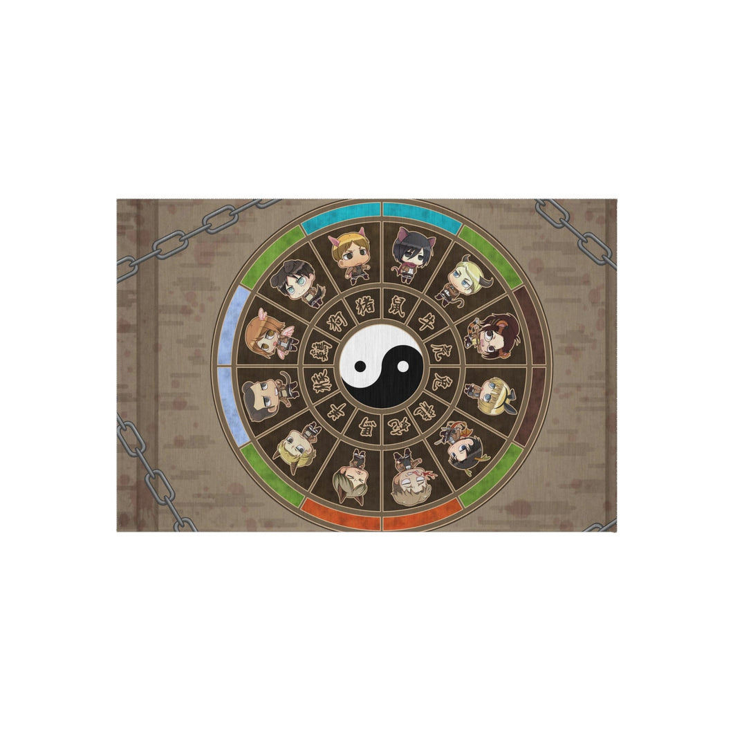 Anime Attack On Titan Rug