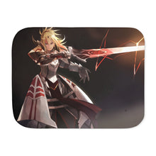 Load image into Gallery viewer, Fate/Apocrypha Saber Of Red Sherpa Blanket
