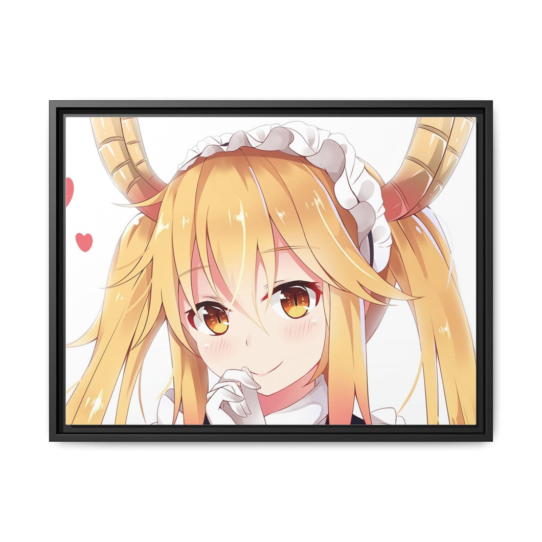 Anime Miss Kobayashi's Dragon Maid Canvas Framed Art Print