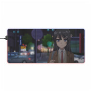 Rascal Does Not Dream of Bunny Girl Senpai RGB LED Mouse Pad (Desk Mat)