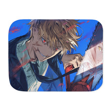 Load image into Gallery viewer, Anime Chainsaw Man Sherpa Blanket

