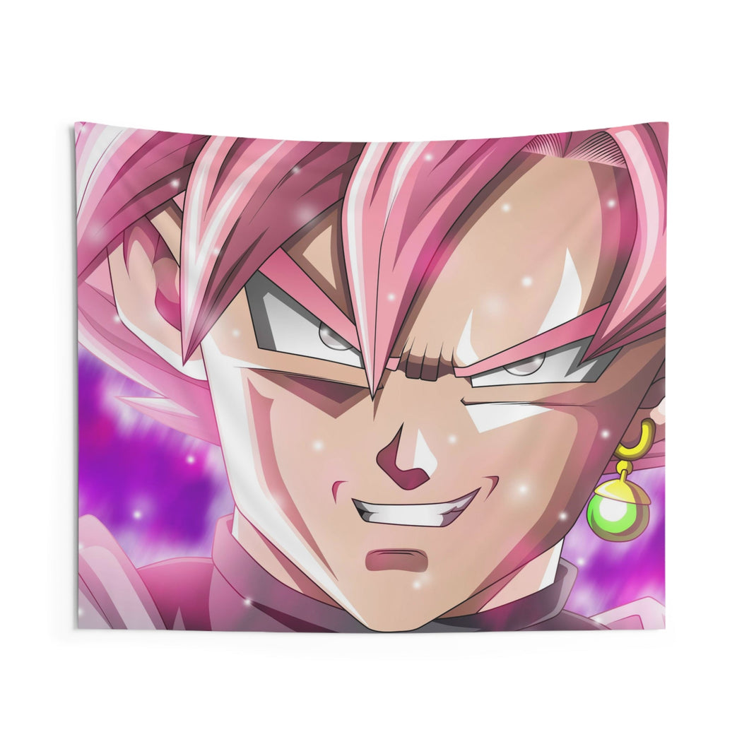 Black Goku 8k Indoor Wall Tapestry