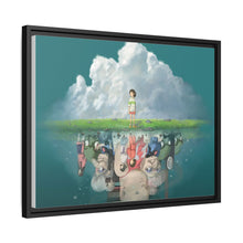 Load image into Gallery viewer, Anime Spirited Away Canvas Framed Art Print
