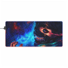 Load image into Gallery viewer, hungry tears, ghoul heart RGB LED Mouse Pad (Desk Mat)
