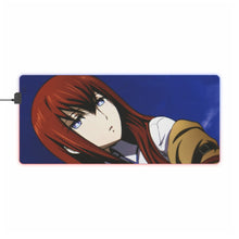 Load image into Gallery viewer, Makise Kurisu RGB LED Mouse Pad (Desk Mat)
