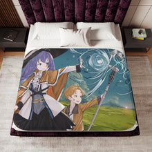 Load image into Gallery viewer, Mushoku Tensei: Jobless Reincarnation Roxy Migurdia, Rudeus Greyrat Sherpa Blanket
