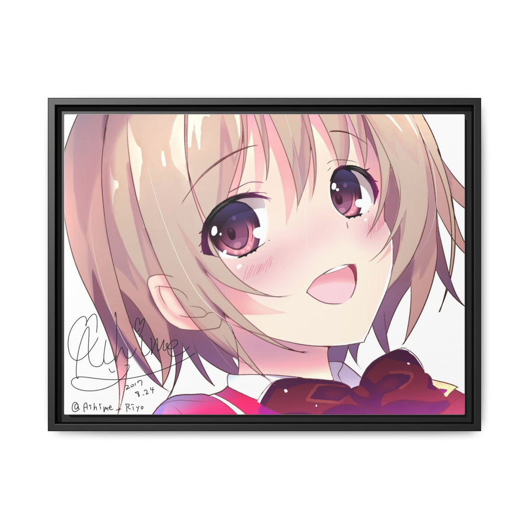 Anime Classroom of the Elite Canvas Framed Art Print