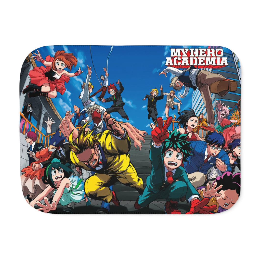 Formal Hero Academia Sherpa Blanket