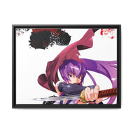 Highschool Of The Dead Canvas Framed Art Print