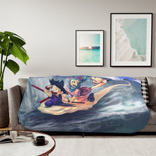 Load image into Gallery viewer, Dragon Ball Bulma Sherpa Blanket
