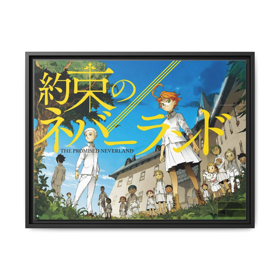 The Promised Neverland Ray, Norman, Emma, Phil, Gilda Canvas Framed Art Print