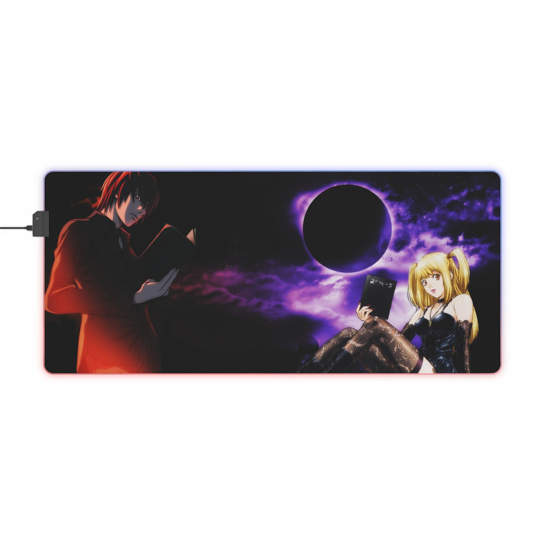 Anime Death Note RGB LED Mouse Pad (Desk Mat)