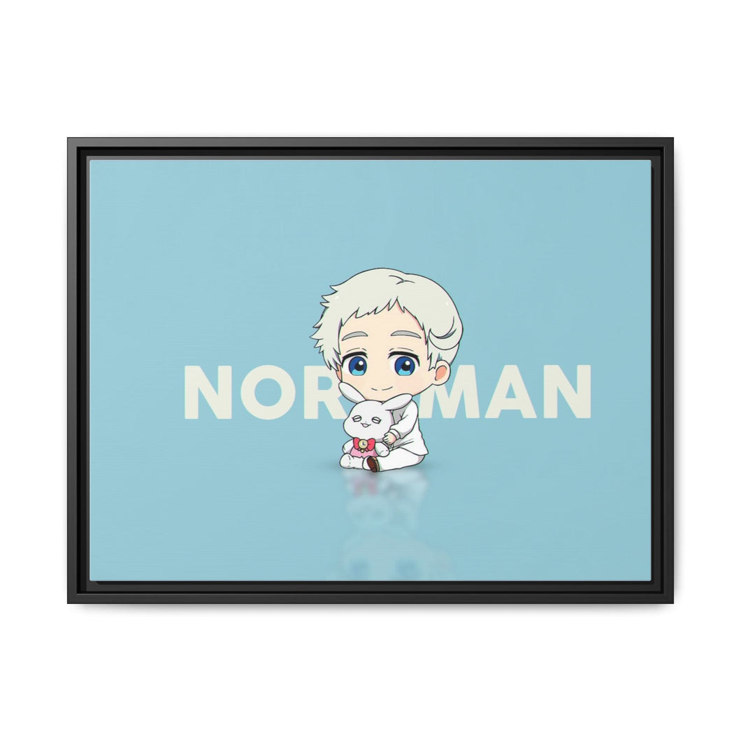 Norman Canvas Framed Art Print