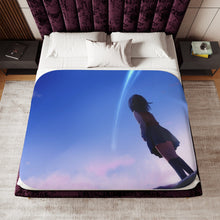 Load image into Gallery viewer, Your Name. Sherpa Blanket
