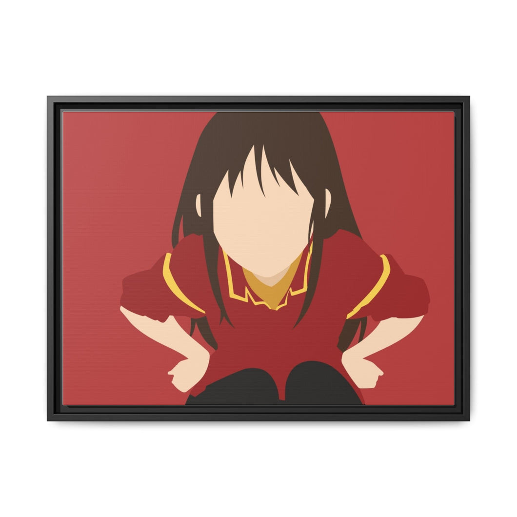 Anime ERASED Canvas Framed Art Print