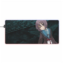 Load image into Gallery viewer, The Melancholy Of Haruhi Suzumiya RGB LED Mouse Pad (Desk Mat)
