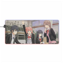 Load image into Gallery viewer, My Teen Romantic Comedy SNAFU Hachiman Hikigaya, Yukino Yukinoshita, Yui Yuigahama RGB LED Mouse Pad (Desk Mat)

