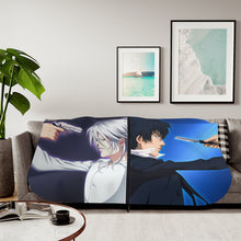 Load image into Gallery viewer, Villain and a hero Sherpa Blanket

