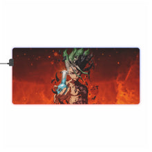 Load image into Gallery viewer, Dr. stone - Senku RGB LED Mouse Pad (Desk Mat)
