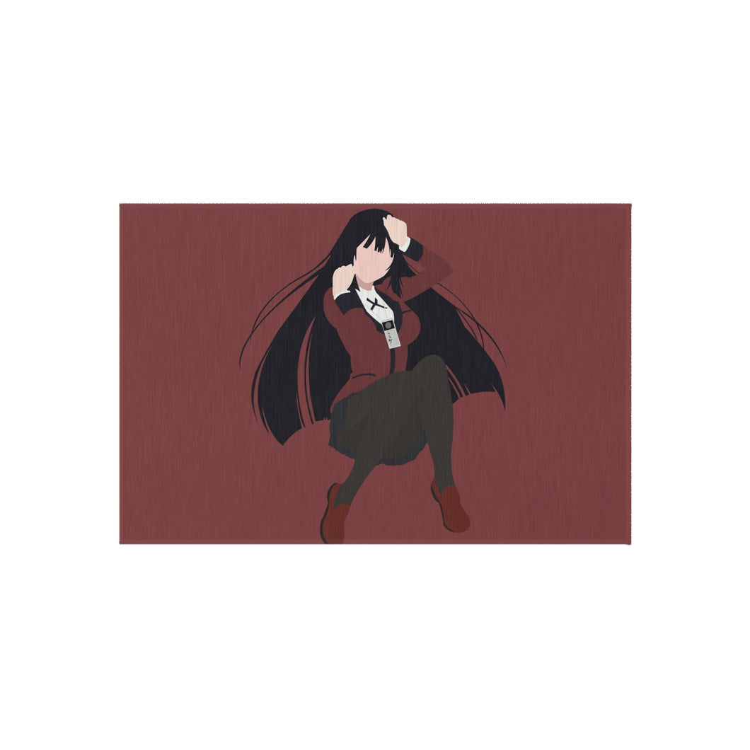 Jabami Yumeko,Kakegurui,Minimalist Rug