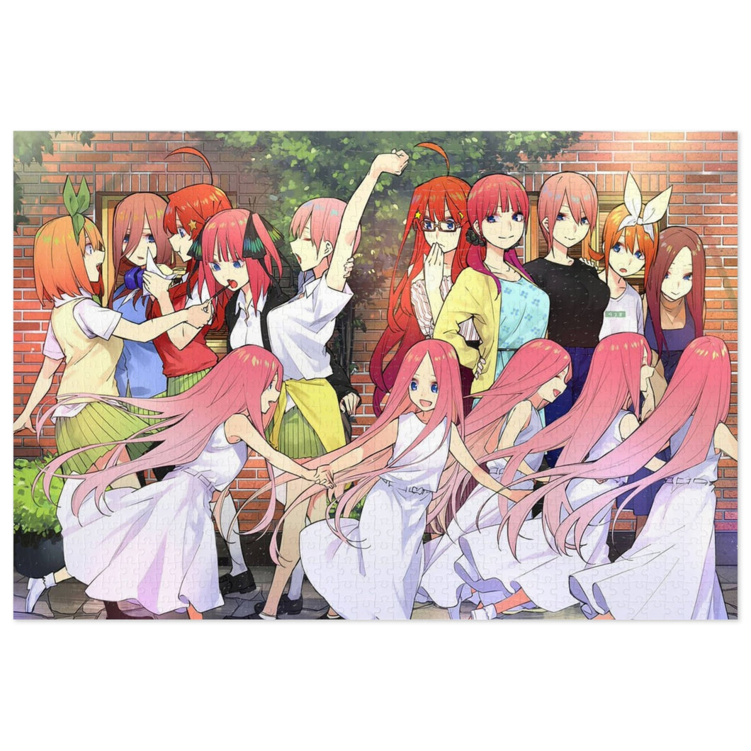 The Quintessential Quintuplets Miku Nakano, Itsuki Nakano, Nino Nakano, Yotsuba Nakano, Ichika Nakano Jigsaw Puzzle