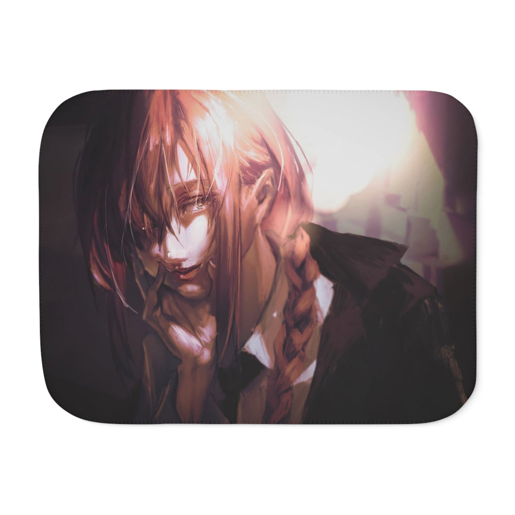 Anime Chainsaw Man Sherpa Blanket