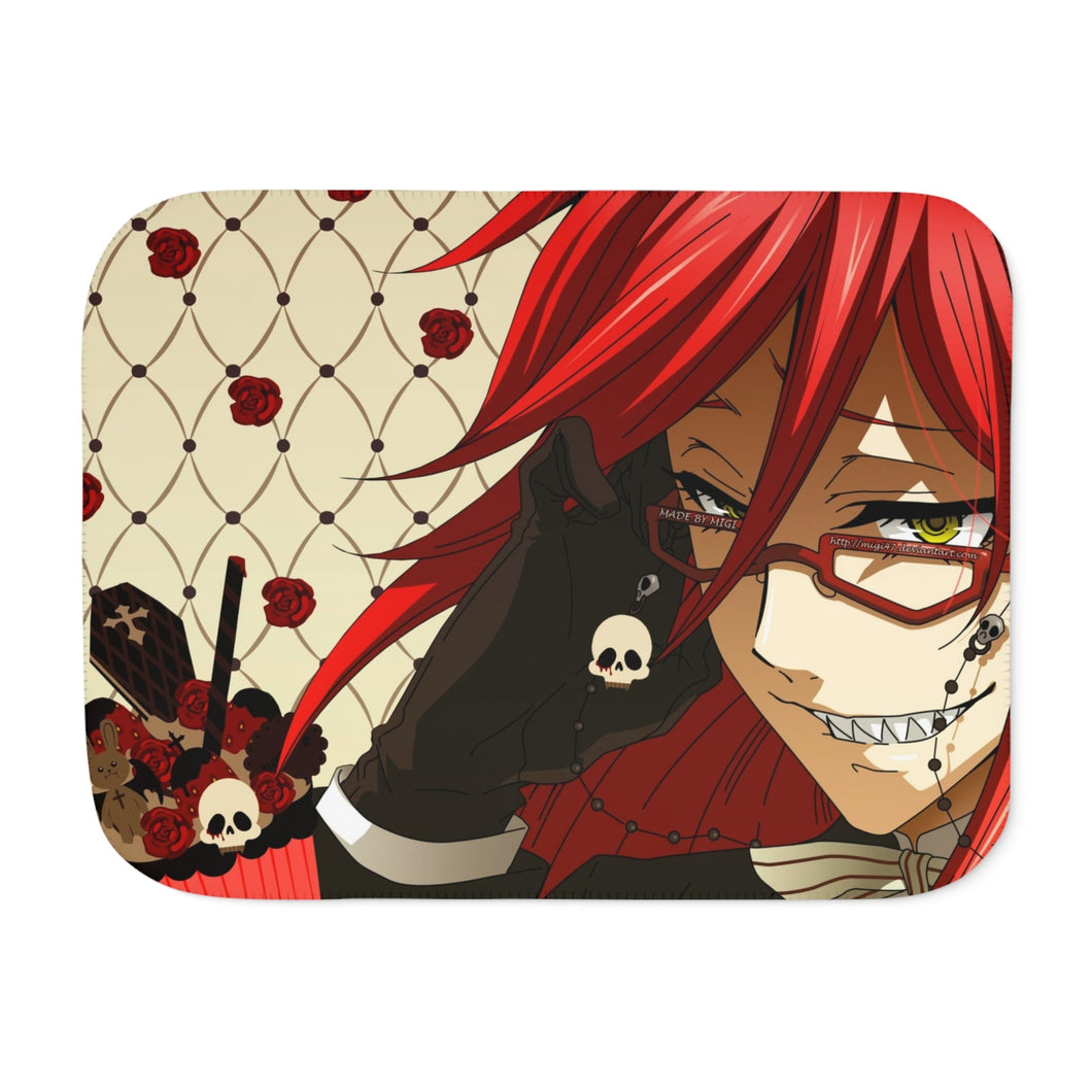Black Butler Sherpa Blanket