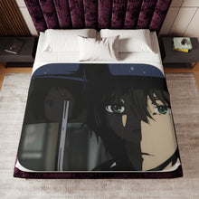 Load image into Gallery viewer, Hōtarō Oreki Face Sherpa Blanket
