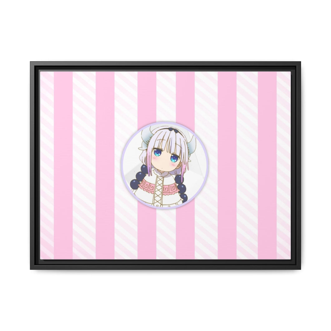 Miss Kobayashi's Dragon Maid Kanna Kamui, Kobayashi San Chi No Maid Dragon Canvas Framed Art Print
