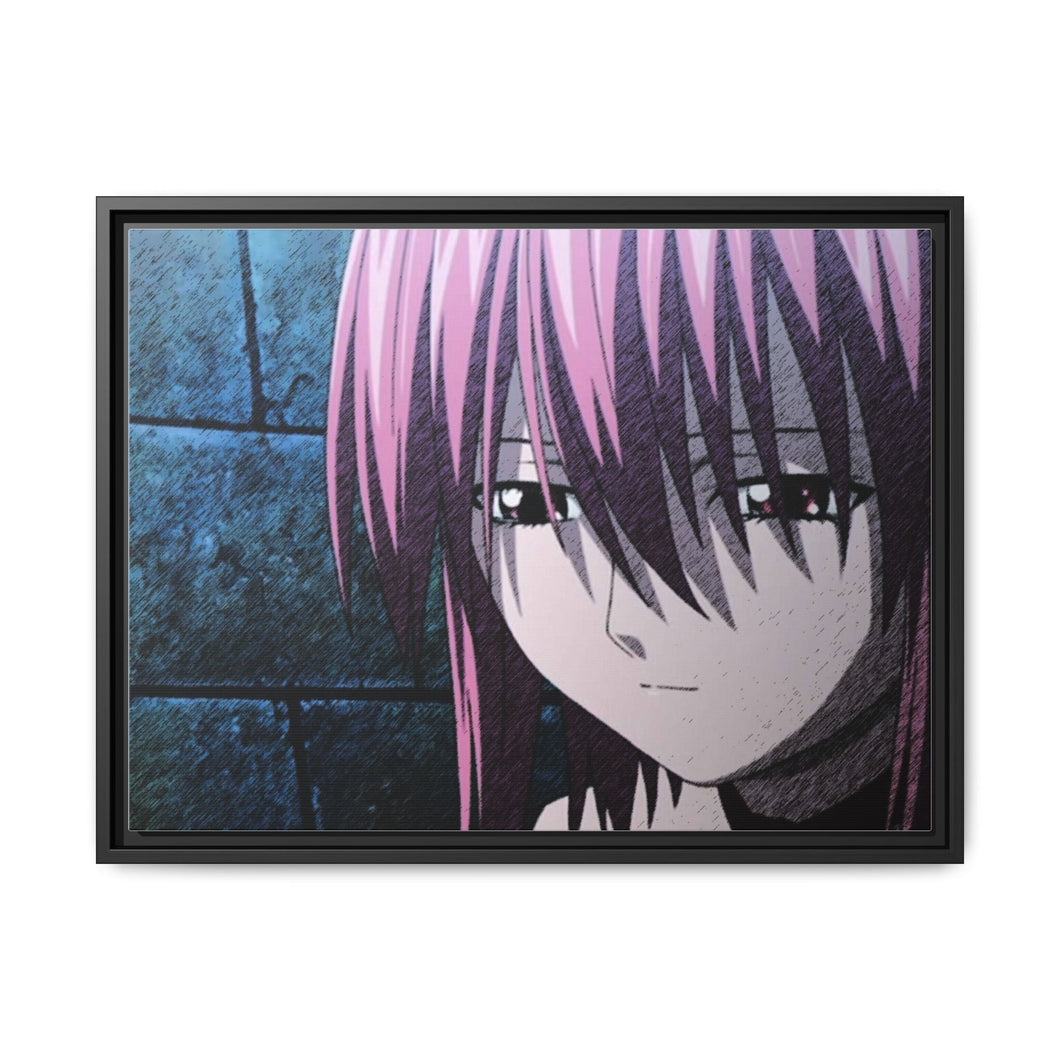 Elfen Lied Canvas Framed Art Print