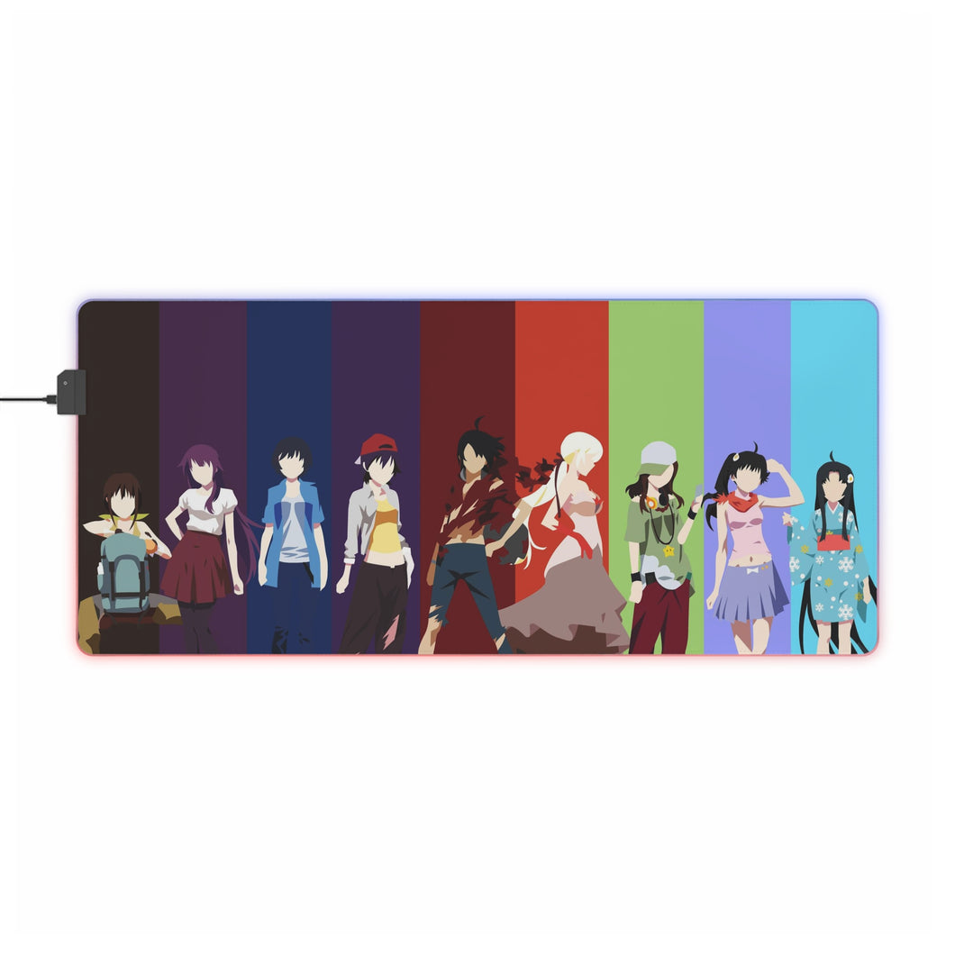 Monogatari Minimalist V2 RGB LED Mouse Pad (Desk Mat)