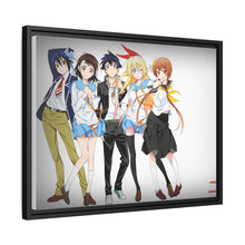 Load image into Gallery viewer, Nisekoi Chitoge Kirisaki, Kosaki Onodera, Seishirou Tsugumi, Marika Tachibana Canvas Framed Art Print
