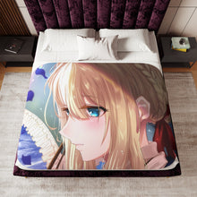 Load image into Gallery viewer, Anime Violet Evergarden Sherpa Blanket

