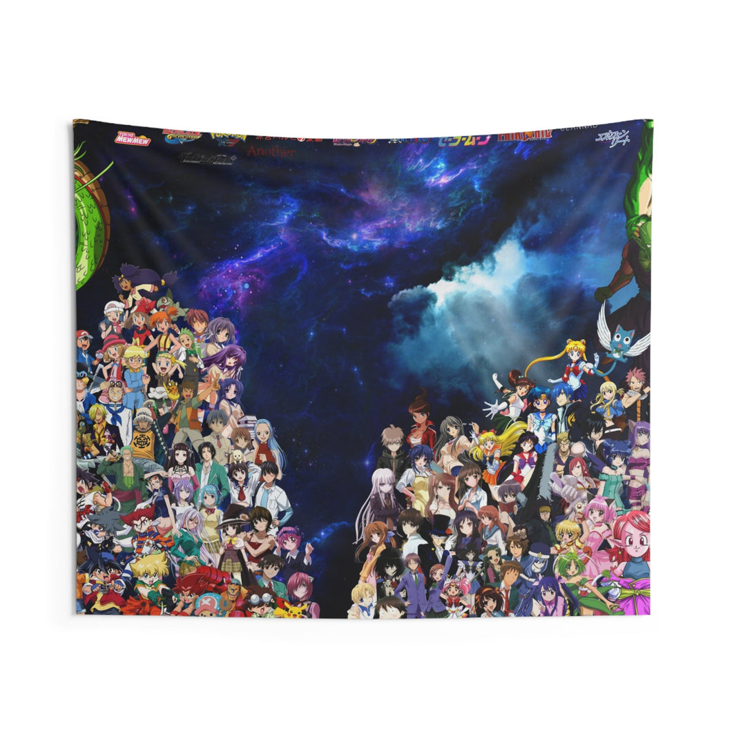 Anime Crossover Indoor Wall Tapestry