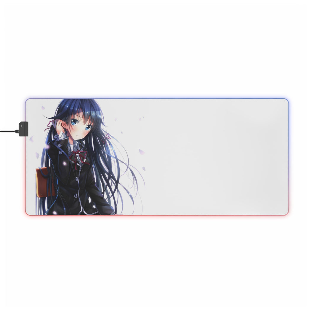 My Teen Romantic Comedy SNAFU Yukino Yukinoshita RGB LED Mouse Pad (Desk Mat)