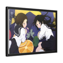 Load image into Gallery viewer, Eru Chitanda  Mayaka Ibara School uniform Canvas Framed Art Print
