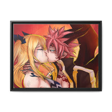Load image into Gallery viewer, Fairy Tail Natsu Dragneel, Lucy Heartfilia Canvas Framed Art Print
