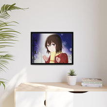 Load image into Gallery viewer, Anime ERASED Canvas Framed Art Print
