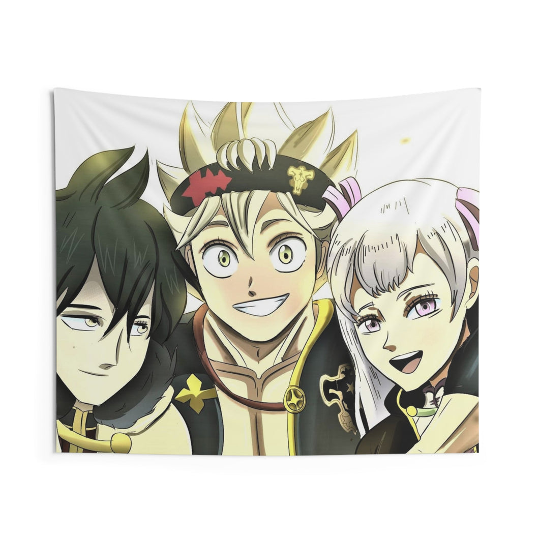 Black Clover Asta, Noelle Silva, Yuno Indoor Wall Tapestry