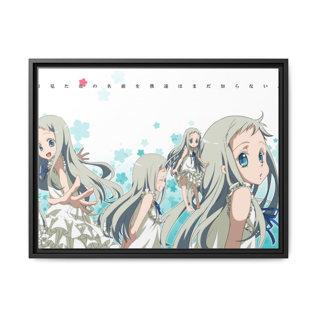 Anohana Canvas Framed Art Print