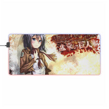 Load image into Gallery viewer, Anime Attack On Titan RGB LED Mouse Pad (Desk Mat)
