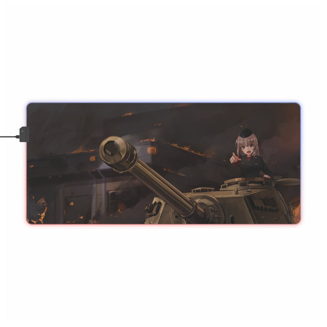 Girls und Panzer RGB LED Mouse Pad (Desk Mat)
