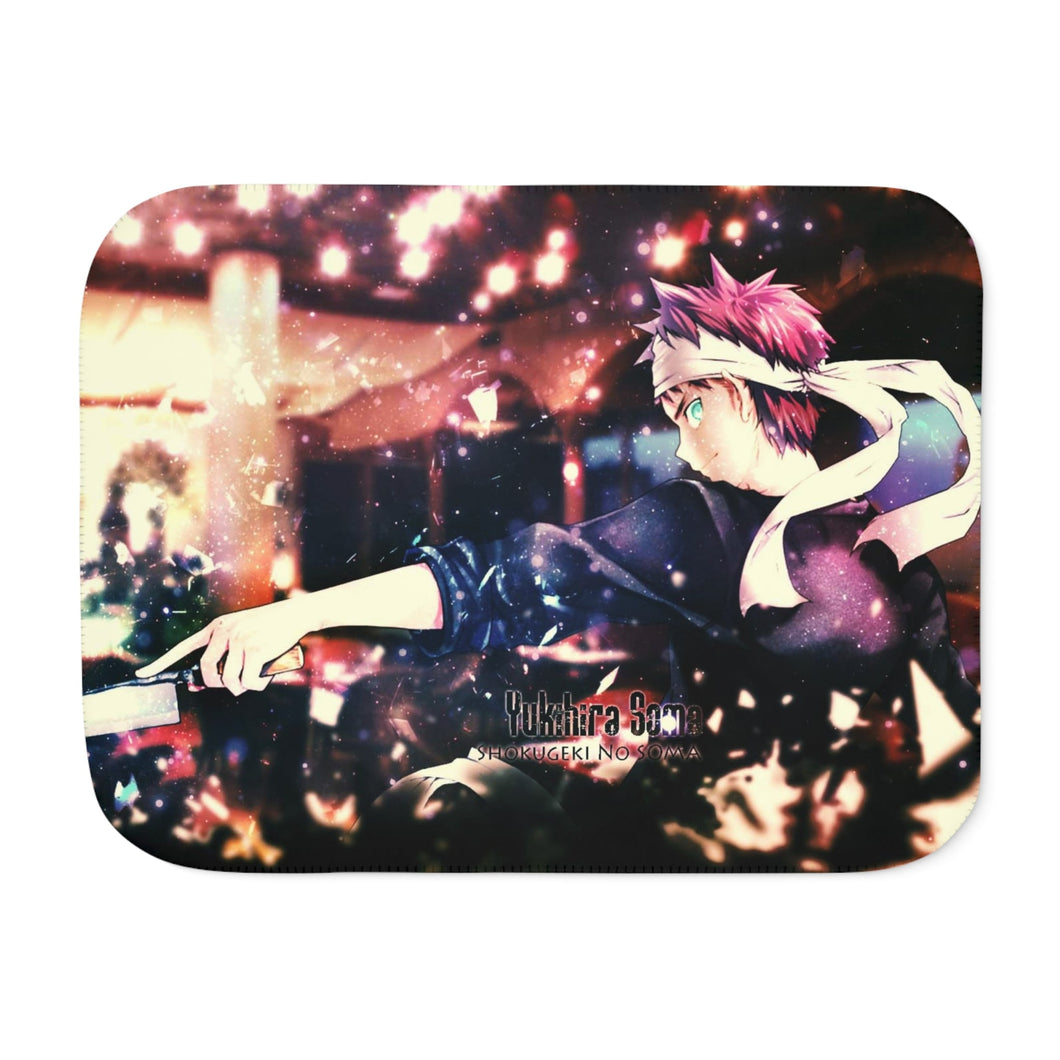 Anime Food Wars: Shokugeki no Soma Sherpa Blanket