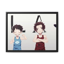 Load image into Gallery viewer, Luffy,Ace and Sabo Canvas Framed Art Print
