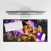 Load image into Gallery viewer, Proyect: Gold Saint Leona Mouse Pad (Desk Mat)
